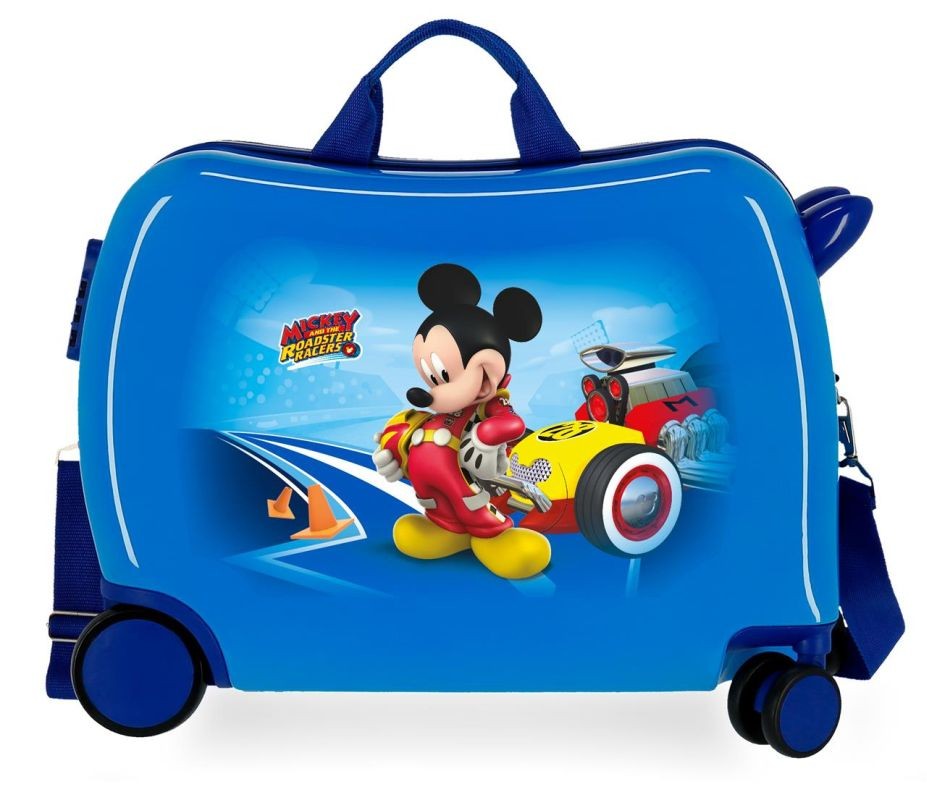 Notorious On board Chamber Dětský kufřík na kolečkách Mickey Lets Roll blue MAXI