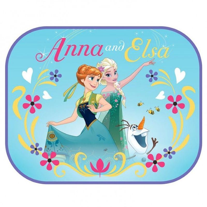 Sluneční clona Ledové Království Anna a Elsa 2 ks