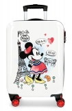 Cestovní kufr ABS Minnie Around the World Paris Red 55 cm