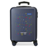 Cestovní kufr ABS Enso Gamer Navy 55 cm