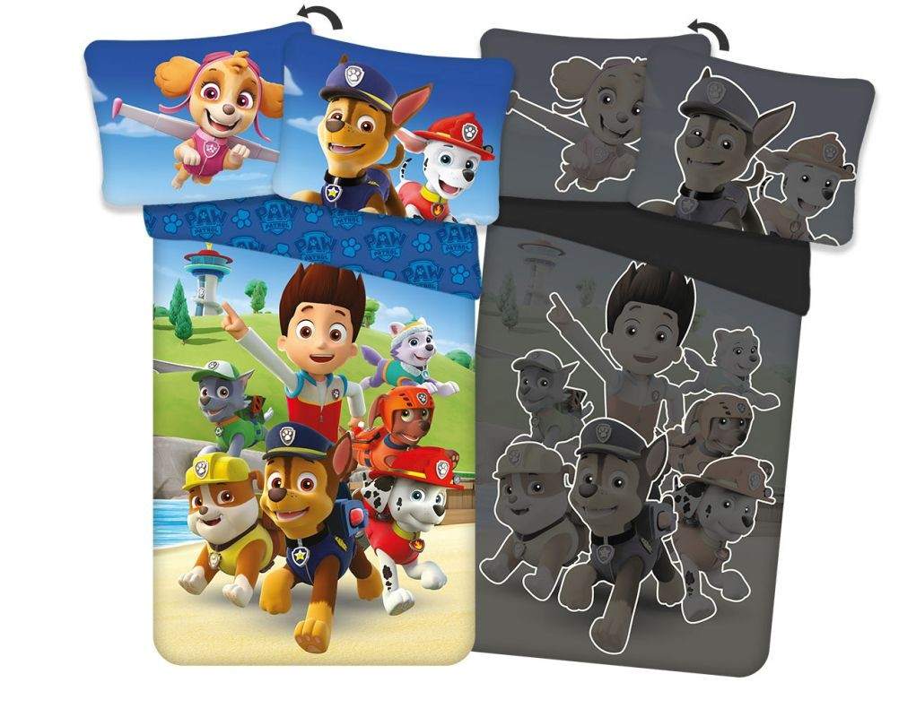 Povlečení Paw Patrol parta svítící 140/200