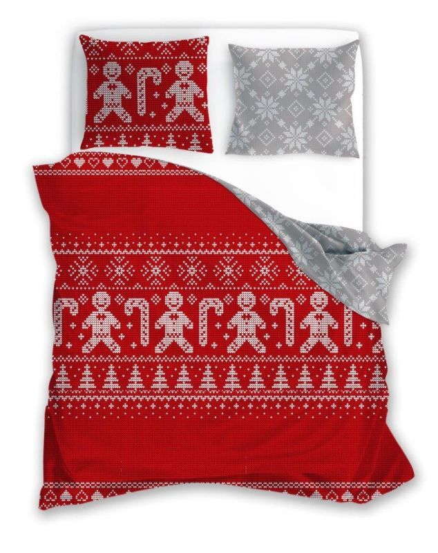 Francouzské Vánoční povlečení Scandic 065 Perníček 220/200