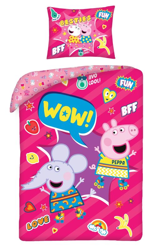 Povlečení Peppa Pig wow 140/200