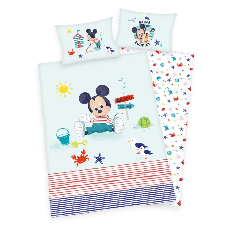 Povlečení do postýlky Mickey baby Bio Bavlna 100/135