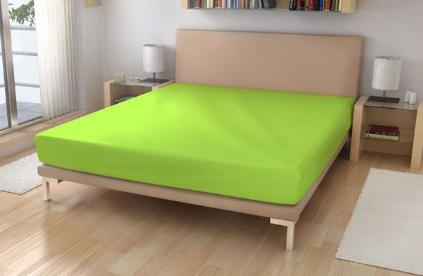 Jersey prostěradlo 60x120 Kiwi