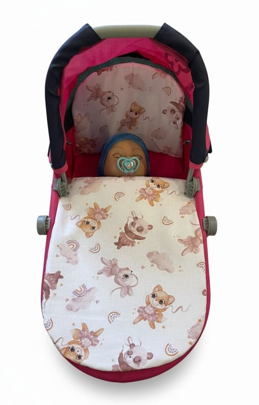 Peřinky do kočárku pro panenky Aloha