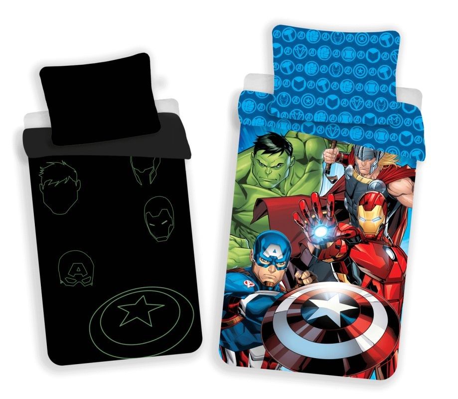 Povlečení Avengers 02 svítící 140/200