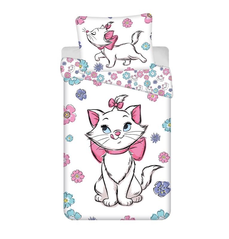 Povlečení Kočička Marie Floral 140/200
