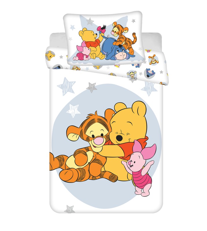 Povlečení do postýlky Medvídek Pů Stars baby 100/135