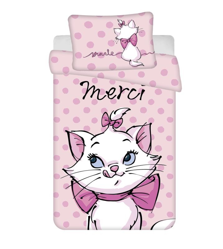 Povlečení do postýlky Kočička Marie Merci baby 100/135