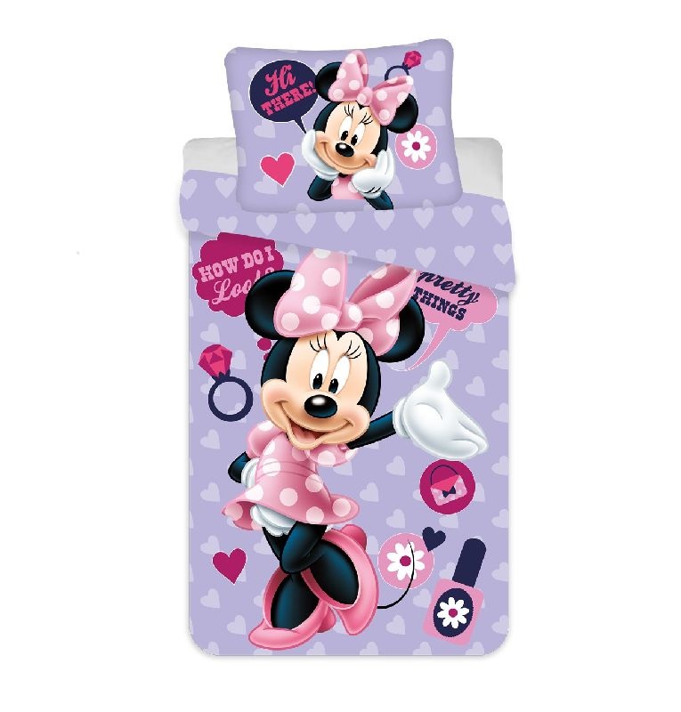 Povlečení Minnie Purple 03 micro 140/200