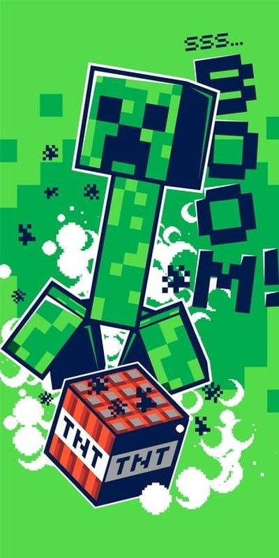 Osuška Minecraft Boom 70/140