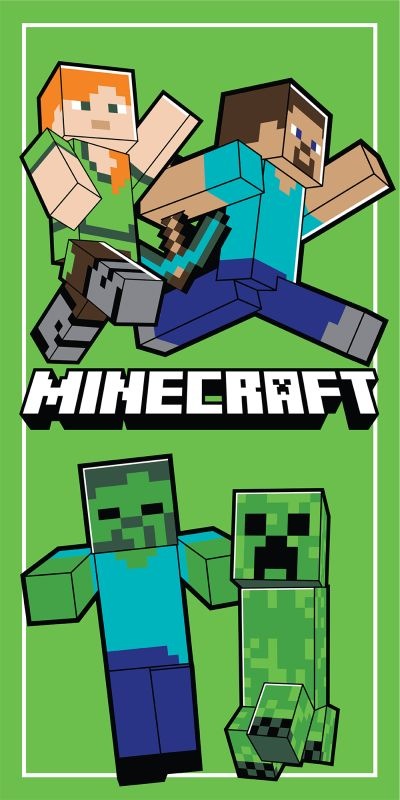 Osuška Micro Minecraft Power Walking 70x140