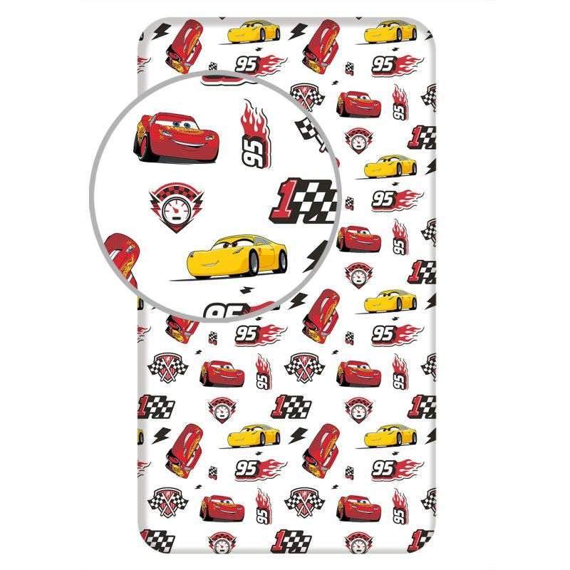 Prostěradlo 90/200 Cars 3 McQueen