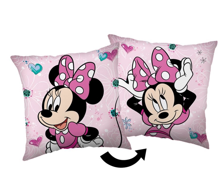 Povlak na polštářek Minnie Pink bow 02 40/40