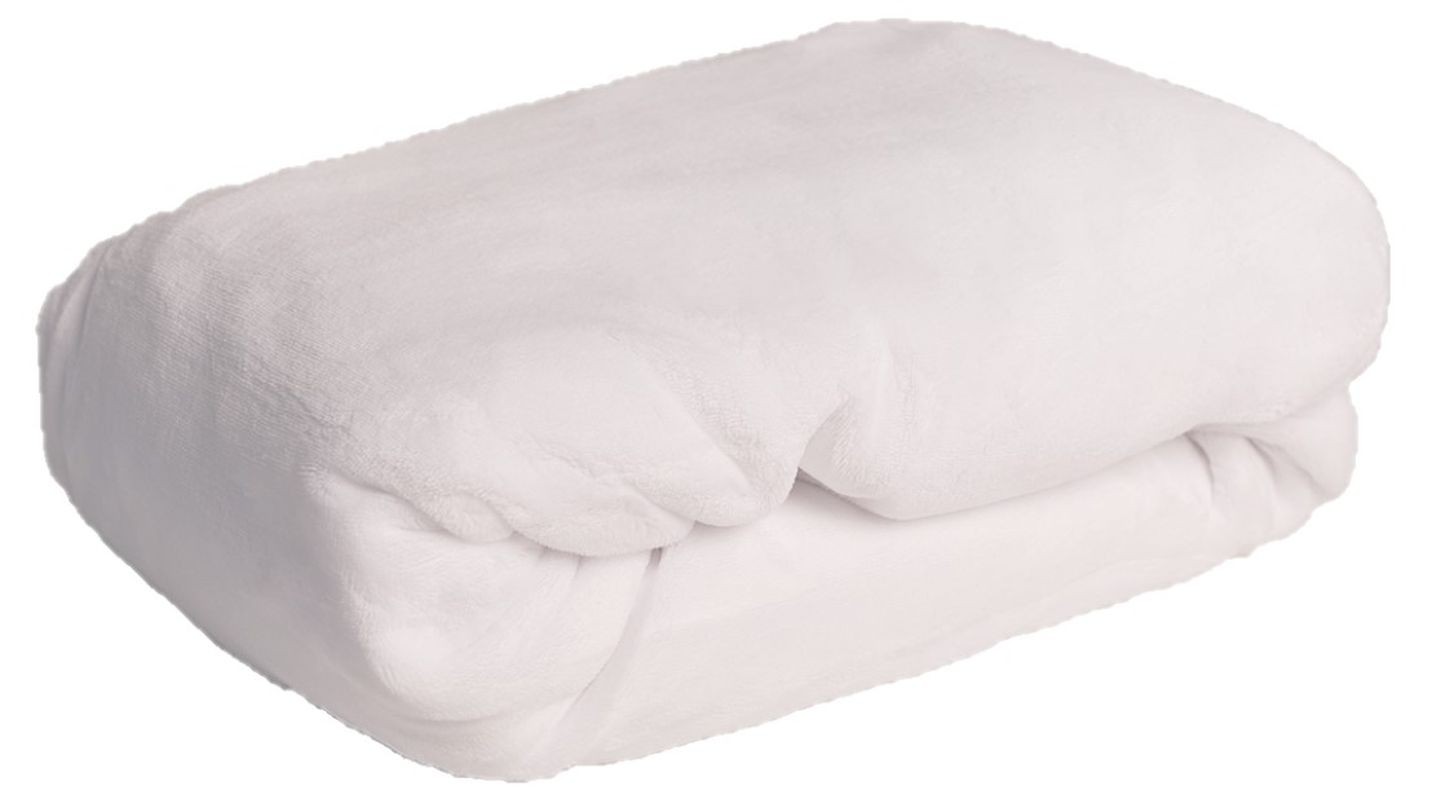 Prostěradlo 180/200 mikroplyš bílá