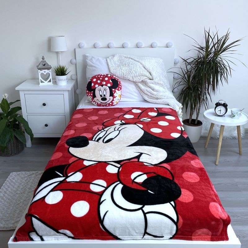 Deka mikroflanel Minnie Red 100/150