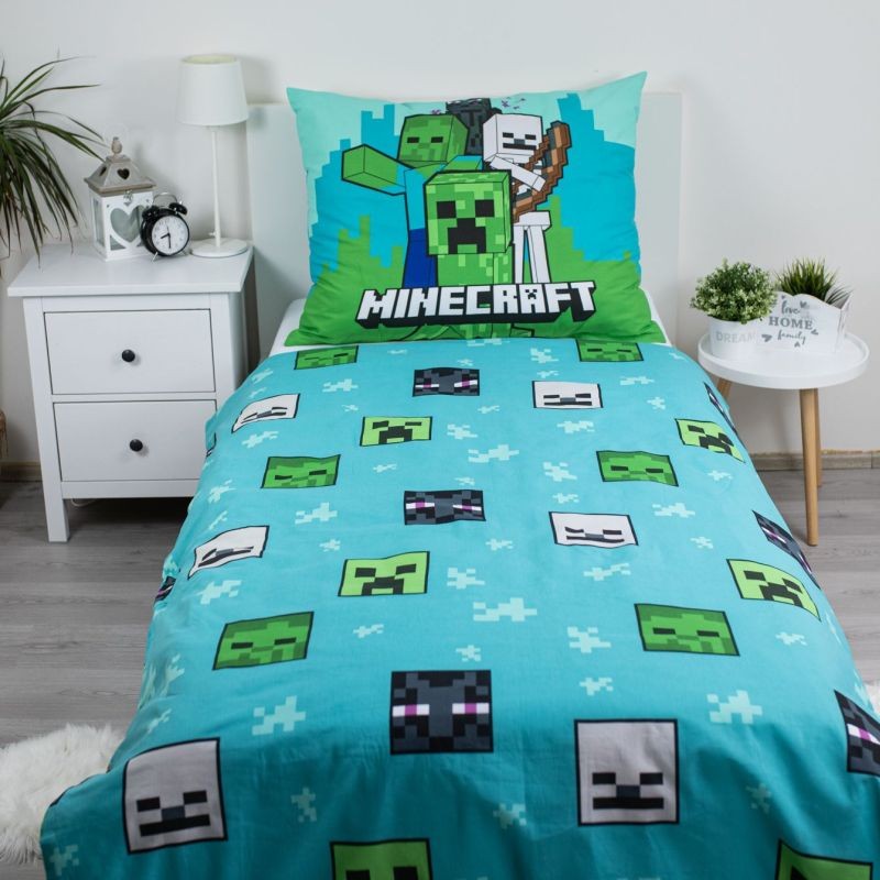 Povlečení Minecraft Mobs here 140/200