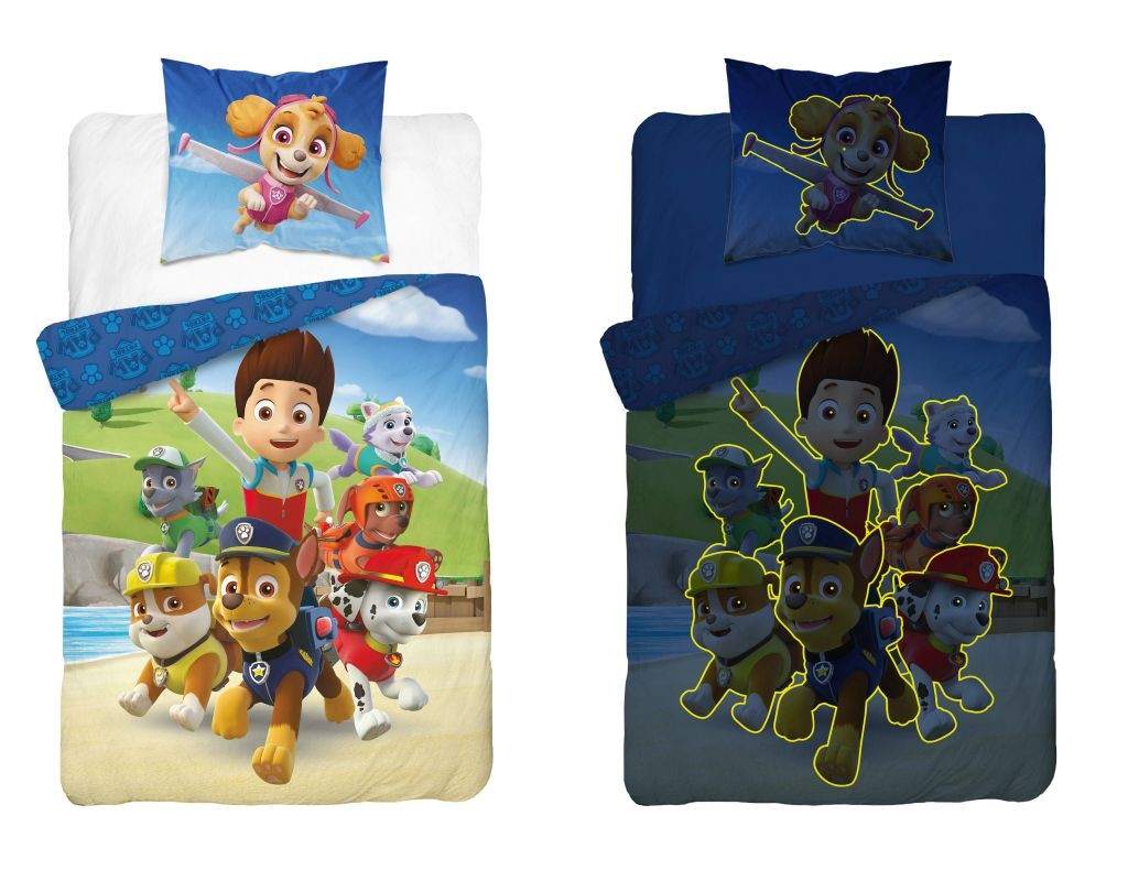Povlečení Paw Patrol parta svítící 140/200