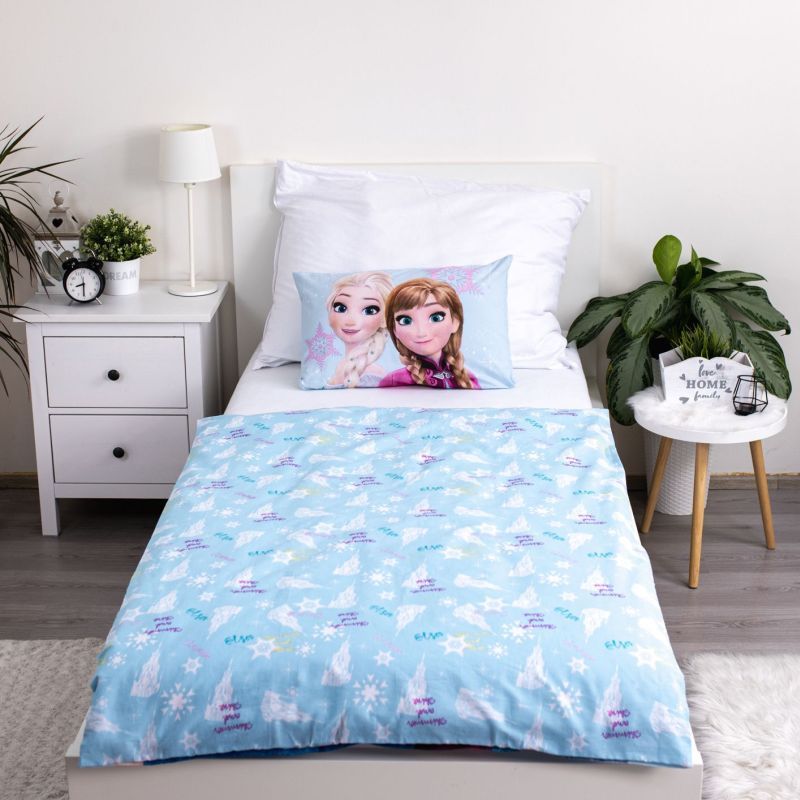 Povlečení do postýlky Ledové Království Light blue 03 baby 100/135