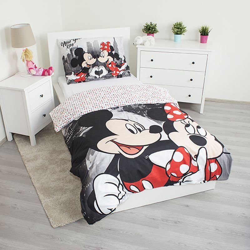 Povlečení Mickey a Minnie v New Yorku 02 micro 140/200