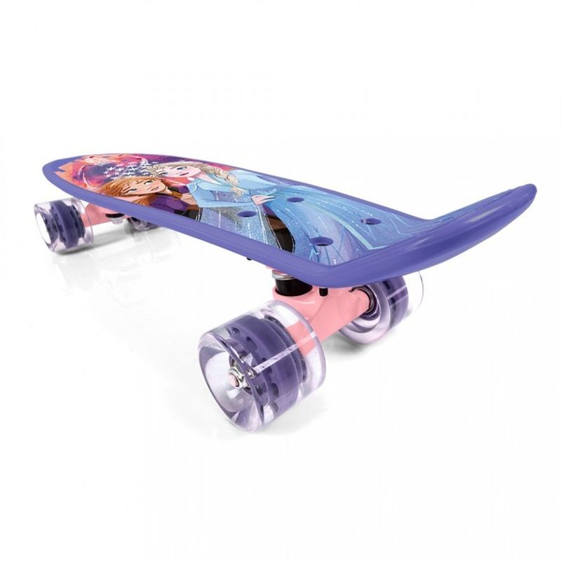 Skateboard fishboard Ledové Království lila