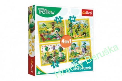 Puzzle: Treflíci: Společné chvíle 4 v 1