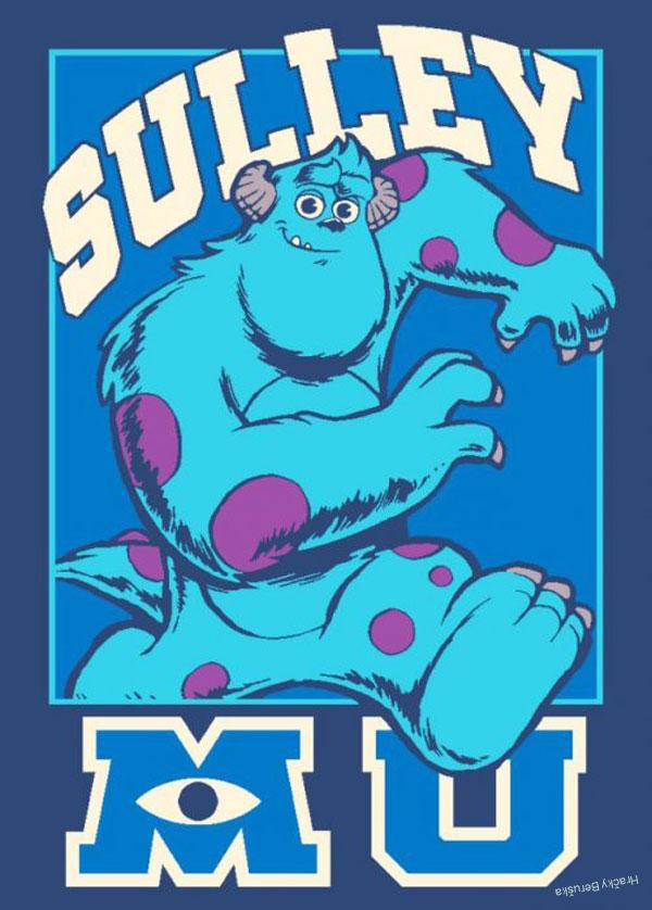 Dětský koberec Monsters University Sulley 95/133  