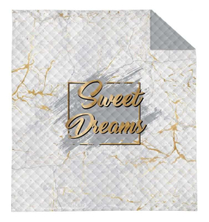 Přehoz na postel Sweet Dreams mramor white 220/240