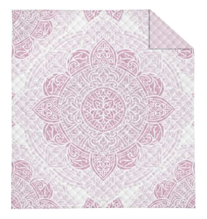 Přehoz na postel Mandala rosé 220/240