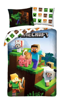Povlečení Minecraft Farma animals 140/200