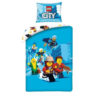 Povlečení Lego City blue 140/200