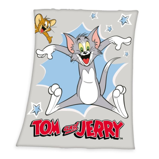 Fleece deka Tom a Jerry 130/170