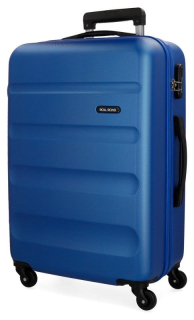 Cestovní kufr ABS Roll Road Flex Blue 65 cm