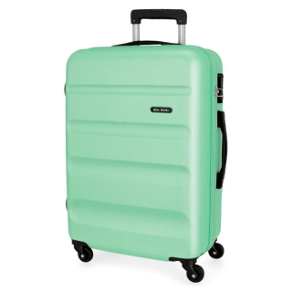 Cestovní kufr ABS Roll Road Flex Green 75 cm