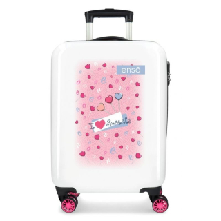 Cestovní kufr ABS Enso Fantasy Lollipops 55 cm