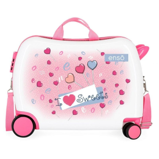 Dětský kufřík na kolečkách Enso Fantasy Lollipops MAXI