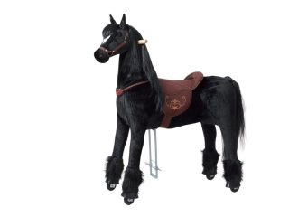 Jezdící kůň Ebony XL PROFI  9-99 let max. váha jezdce 100 kg