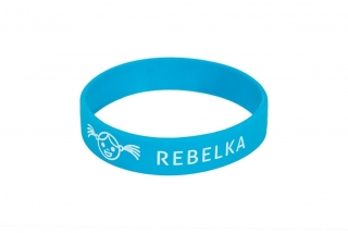 Náramek na zdravou láhev - REBELKA - MODRÝ