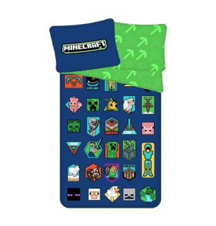 Povlečení Minecraft Badges 140/200