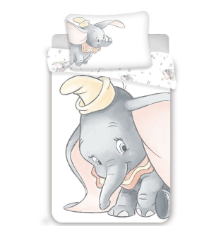 Povlečení do postýlky Dumbo Grey baby 100/135