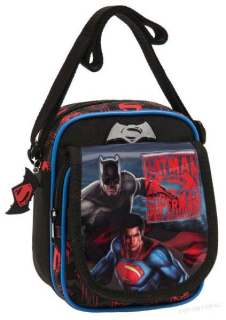 Taška přes rameno s kapsou Batman vs Superman 19 cm