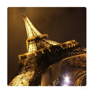 Obraz na stěnu Eiffelova věž 29x29 cm